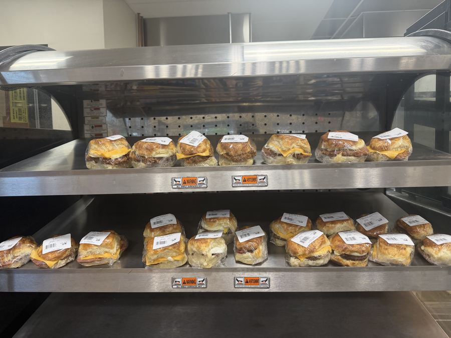 Hot food counter