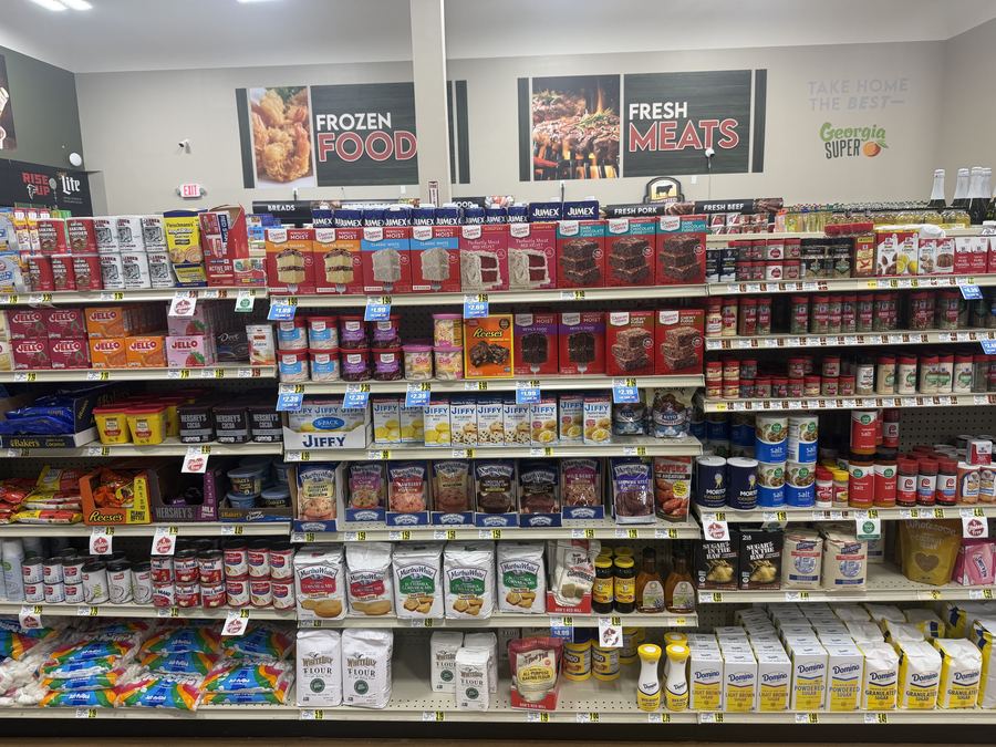 Store shelves